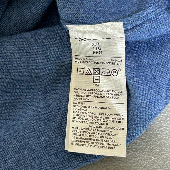 Old Navy Mens Vneck Sweater Size XXL Preppy Vneck Church Dressy Office Career - Picture 5 of 8